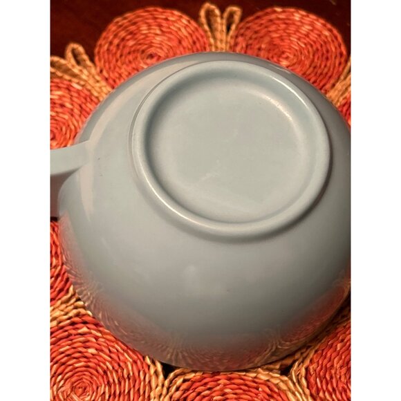 Melmac Melamine Cups and Sugar Bowl Lot Blue & Peach - Picture 9 of 9